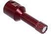 Коронка алмазная вакуумная по камню D12-10W-35L-M14 (12х35 мм; М14) Messer 06-35-012