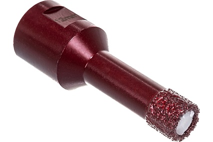 Коронка алмазная вакуумная по камню D12-10W-35L-M14 (12х35 мм; М14) Messer 06-35-012
