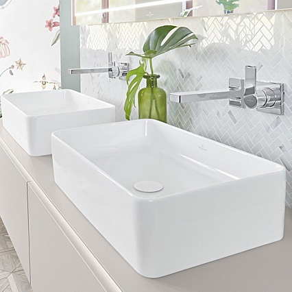 Раковина Villeroy&Boch Collaro 56х36х14.5см 4A205601 альпийский белый