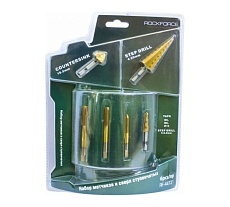 Набор ступенчатых метчиков и сверел Rockforce 6 предметов RF-44731 RF-44731(49322)