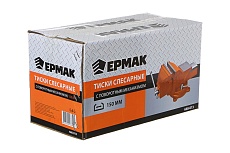 Слесарные тиски Ермак с поворотным механизмом, 150 мм 668-013