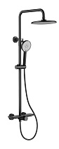 Душевая стойка Black&White Gravity GL-9104-MB черный матовый