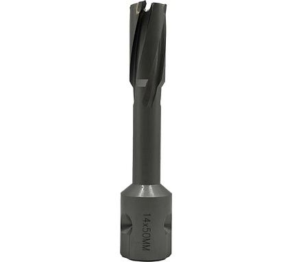 Сверло корончатое TORNERI 14х50 мм, ТСТ, Universal / Weldon 19 Т023650