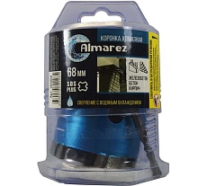 Коронка алмазная Almarez бетон/железобетон, 4 сегмента, SDS-plus, 68 мм Almarez 305068