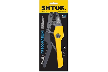 Пресс-клещи SHTOK матрица, профиль точка, 1.5-6 мм, серия Vega 03707