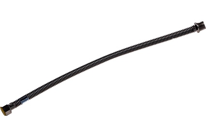 Подводка для газа СТМ ГАЗ сильфонная, 1/2", гайка-штуцер, 50 см CGHM1205