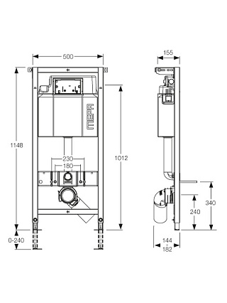 Инсталляция для унитаза MEPA VariVIT A31 514101