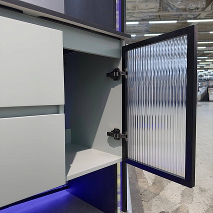 Тумба с раковиной Orans BC-2055-1200L-2GC 120 см серо-зеленый
