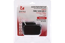 Аккумулятор для шуруповертов Макита (14.4В; 3.0Ач; Li-Ion) в блистере ЛИБ 1430 МК-С Заряд 6117103