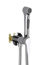 Смеситель Aquatek Лугано AQ1719CR с гигиеническим душем, хром