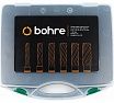 Набор сверл корончатых по металлу HSS Bohre 12,14,16,18,20,22 мм х55 Weldon 19, штифт 6,34х103 КБ003623