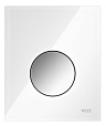 Кнопка смыва для писсуара TECE Loop 9242660 стекло, белый/хром глянцевый