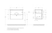 Мебель для ванной BelBagno Marino-Cer-Mini 70 см Bianco Opaco