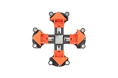 Набор 4-х зажимов WOODWORK для соединения под углом 60, 90 и 120°, пластик CLM-003