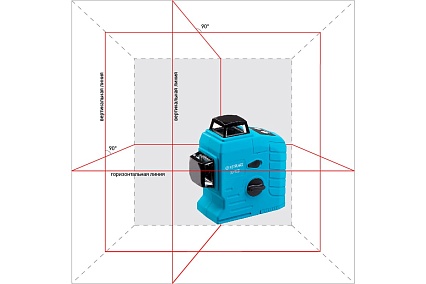 Построитель лазерных плоскостей Instrumax 3D RED IM0118