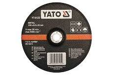 Диск зачистной по металлу 230x6,0x22 Yato YT-6125