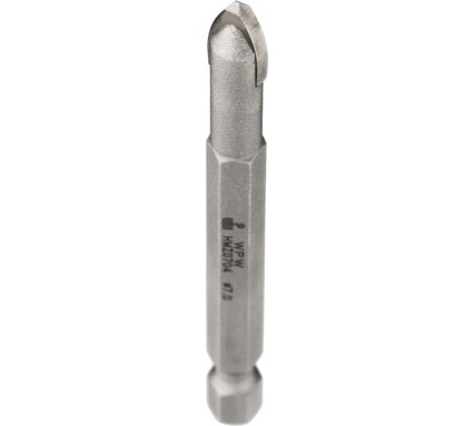 Сверло для стекла и керамики (7х80 мм; хвостовик HEX1/4") WPW HMZ0704