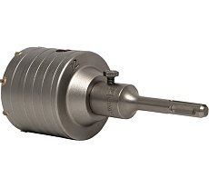 Коронка буровая по бетону с оснасткой Master TCT-72 (72 мм; М22; SDS-plus) EKF tct-72-m22