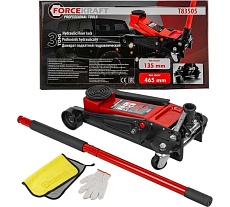 Подкатной гидравлический домкрат Forcekraft 3т FK-T83505(52167)
