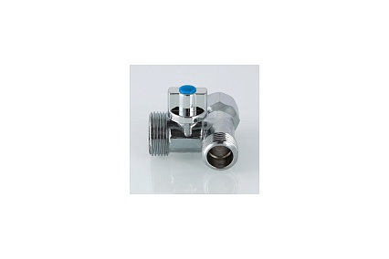 Шаровой кран для подключения сантехнических приборов 1/2х3/4х1/2 Valtec VT.256.N.04