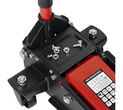 Домкрат подкатной Wiederkraft г/п 3т, 120-460мм WDK-Magnum 3000