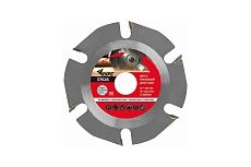 Диск пильный по дереву 125х22.2 мм, 6 зубьев с карбидными вставками КУРС 37626