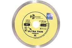 Диск алмазный отрезной Сплошной Ультратонкий Ultra Thin hot press (150х22.23 мм) TRIO-DIAMOND UTW503