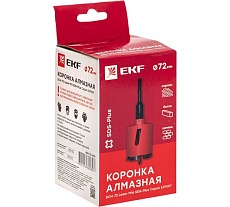 Коронка алмазная Expert DCH-72 Laser (72 мм; M16; SDS-Plus) EKF dch-72-m16
