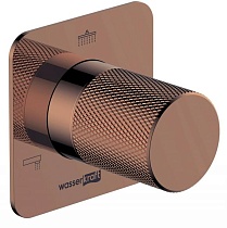 Смеситель для душа WasserKRAFT Paar A310 на 3 выхода, розовое золото