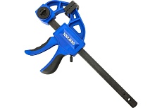 Быстрозажимная струбцина Toolberg тип &quot;F&quot; 150x70x360 мм, двухкомпонентная рукоятка 3307301 ЛА-00002445