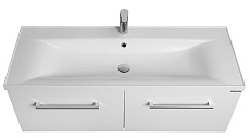 Тумба с раковиной Акватон Мадрид 120 М с 2  ящиками, белый