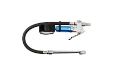 Пистолет для накачки шин c металлическим наконечником и манометром Hoegert Technik HT4R758