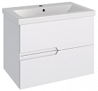 Тумба с раковиной Runo Стокгольм 70 см, белый