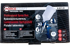 Краскораспылитель с верхним пластиковым бачком Forcekraft FK-H-827-2V(50325)