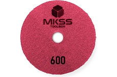 Алмазный гибкий шлифовальный круг MKSS Toolbox MK2604 АГШК Ø100 Р600 для мокрой лощения MKSS MK26040600