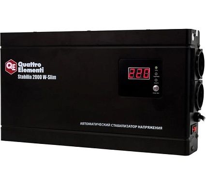 Настенный стабилизатор напряжения Quattro Elementi Stabilia 2000 W-Slim 772-586
