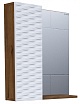 Зеркальный шкаф Grossman Альба 65 см веллингтон/белый 206501