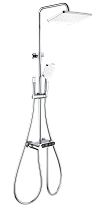 Душевая стойка Wonzon&Woghand Muse Corno WW-B3112-CR термостат, хром