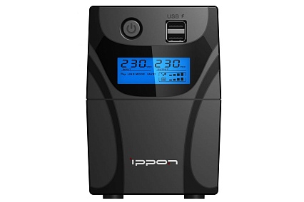 Источник бесперебойного питания Ippon Back Power Pro II Euro 650 360Вт 650ВА черный 1005511