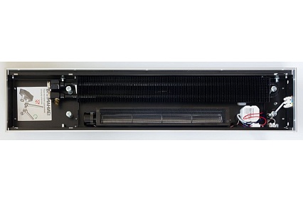 Внутрипольный конвектор с вентилятором KVZ без решетки KVZ-Vent-180-70-1600-2V-UA