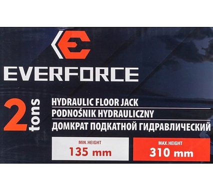 Домкрат подкатной гидравлический EVERFORCE 2 т EF-TA820011(56850)