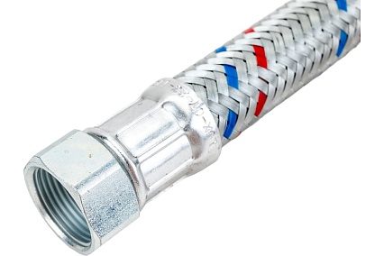 Гибкая подводка для воды ВР 3/4" х ВР 3/4", длина 300 мм STOUT RG008S8TK8T7GO