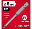 Сверло по стеклу и кафелю Зубр 2-х резцовый, 5 мм, шестигранный хвостовик 29840-05
