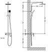 Душевая стойка Timo Sahara SX-1115/00 new chrome