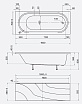 Акриловая ванна Poseidon Darina 160x70
