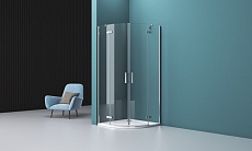 Душевой уголок BelBagno KRAFT-R-2-90-C-Cr 90x90 прозрачный, хром