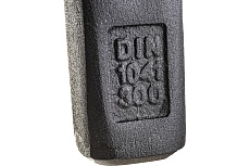 Слесарный кованый молоток фибергласовая рукоятка Biber Профи 300г 6/60 тов-080747