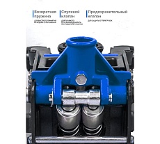 Домкрат подкатной гидравлический Scheppach 3т h min 75мм. h max 505мм Sch-TH33013(58721)