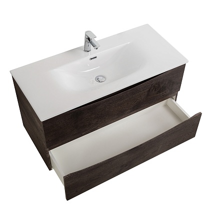 Мебель для ванной BelBagno Marino-Cer-N 100 см Rovere Nature Grigio