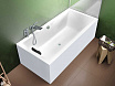 Акриловая ванна Riho Lugo Plug&Play 180x90 см L с монолитной панелью